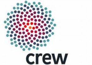 Logo del Progetto "CREW" ("Codesign for REhabilitation and Wellbeing", ovvero “Coprogettazione per la riabilitazione e il benessere”)
