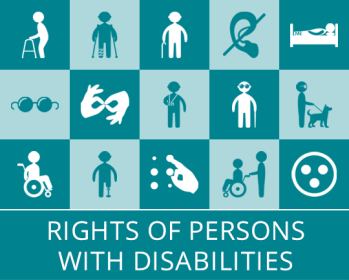 Realizzazione grafica dedicata ai diritti delle persone con varie forme di disabilità