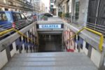 L'ingresso della Stazione Galatea della Metropolitana di Catania, un'infrastrutture decisamente "poco amichevole" per le persone con disabilità motoria o con ridotta mobilità in genere (foto di Mario Cacciola)