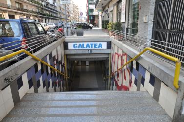 Metropolitana di Catania, Stazione Galatea, ingresso (foto di Mario Cacciola)