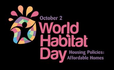 Logo della Giornata Mondiale dell'Abitare, 2 ottobre 2017