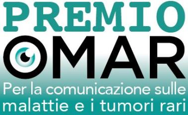 Logo del "Premio OMAR per la comunicazione sulle malattie e i tumori rari"