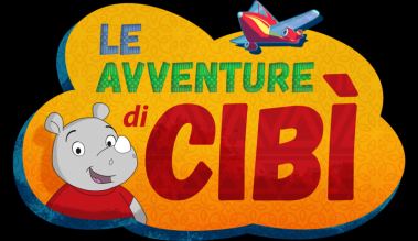 La testata del cartone animato "Le avventure di Cibì"