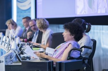 Gunta Anča, relatrice del CESE sulla condizione delle donne e ragazze con disabilità, Bruxelles, luglio 2018