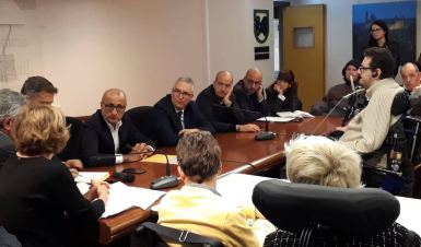 13 novembre 2018: incontro del Comitato Marchigiano per la Vita Indipendente delle Persone con la Regione Marche