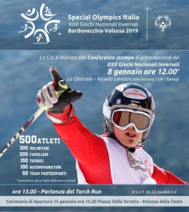 Manifesto dei XXX Giochi Nazionali Invernali Special Olympics
