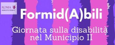 Parte della locandina dell'incontro sulla disabilità promosso per il 26 febbraio 2019 dal Municipio II di Roma