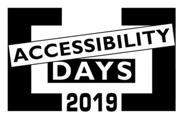 Logo degli "Accessibility Days 2019"