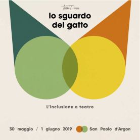 Realizzazione grafica elaborata per il Festival "Lo sguardo del gatto", San Paolo d'Argon (Bergamo), 30 maggio-1° giugno 2019