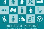 Una realizzazione grafica dedicata ai diritti delle persone con tutte le forme di disabilità
