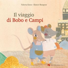 Copertina dell'albo illustrato "Il viaggio di Bobo e Campi"