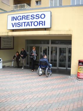 Claudio Ferrante all'Ospedale di Pescara