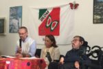 Alla festa presso la Casa Vacanze della UILDM di Sassari ha partecipato anche il presidente nazionale dell'Associazione Marco Rasconi (a destra)
