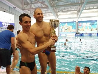 Cuneo, 3 gennaio 2020, Pietro Figlioli e un atleta Special Olympics