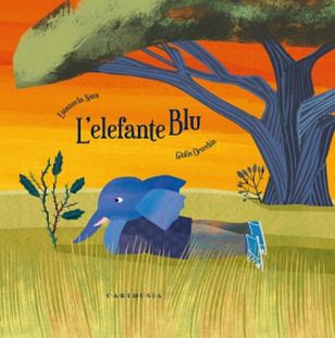 Copertina della favola "L'elefante Blu"