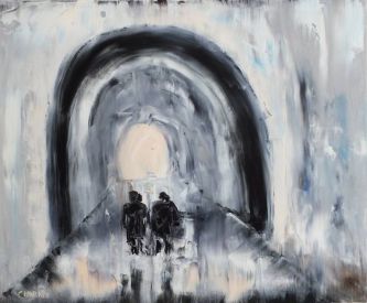 Marino Chanlatte, "Light at the End of the Tunnel" ("La luce in fondo al tunnel") (©Saatchi Art)