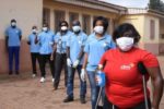Operatori di CBM impegnati in Africa per l'emergenza coronavirus. CBM è l’organizzazione umanitaria impegnata nella cura e nella prevenzione della cecità e disabilità evitabile nei Paesi del Sud del mondo