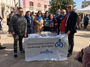 Iniziativa promossa nel 2019 dall'Associazione Sindrome X Fragile Puglia