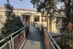 L'ingresso di una struttura residenziale di Ancona per anziani e persone con disabilità, dove si sono verificati numerosi contagi e anche alcuni decessi a causa del coronavirus