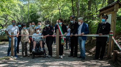 Inaugurazione del sentiero "Il Fontanone", nella riserva naturale dell'"Orecchiella" (Lucca)