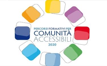 Logo del progetto "Percorsi formativi per Comunità Accessibili" della Regione Toscana