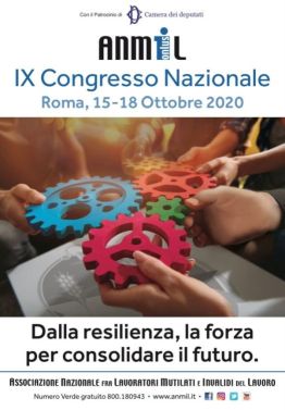 Locandina IX Congresso ANMIL, Roma, 15-18 ottobre 2020