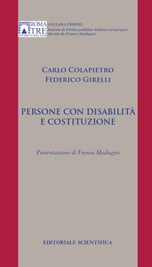 Colapietro-Girelli, "Persone con disabilità e Costituzione", copertina
