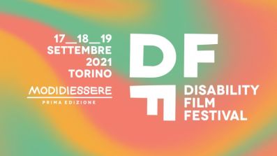 Logo del primo Disability Film Festival di Toerino, 17-19 settembre 2021