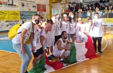 Nazionale italiana basket Down, "SUDS Euro TriGames", Ferrara, ottobre 2021