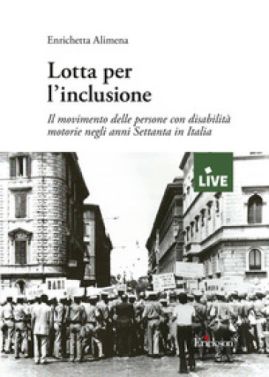 Copertina d libro "Lotta per l'inclusione" di Enrichetta Alimena, 2021
