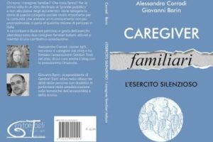 Le pagine di copertina del libro "L'esercitto silenzioso. I caregiver familiari"