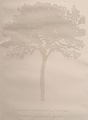 "Poesia tattile", Museo Omero, 2022, "L'albero"
