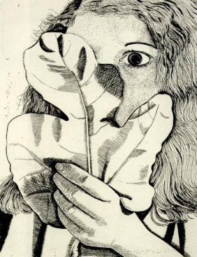 Lucian Freud, "Ragazza con la foglia di fico", 1948