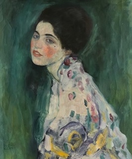 Gustav Klimt, "Ritratto di signora", 1916-1917 (particolare)