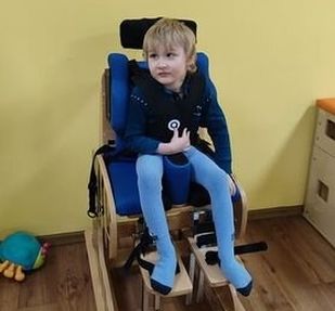 Bimbo con disabilità ucraino