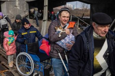 Persone con e senza disabilità in fuga dall'Ucraina