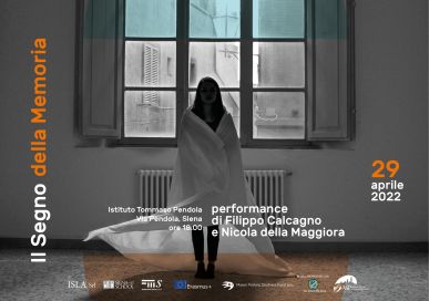 Locandina di "Il Segno della Memoria", Siena, 29 aprile 2022