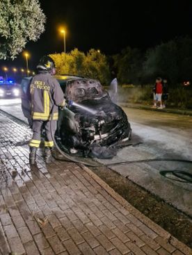 Auto bruciata di Maria Venditti, giugno 2022