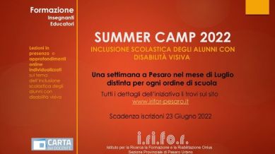 Formazione IRIFOR Pesaro Urbino, luglio 2022