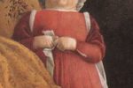 Lucia, ritratta da Mantegna a Mantova nella Camera degli Sposi di Palazzo Ducale