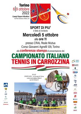 Campionati Italiani Tennis in Carrozzina, Torino, ottobre 2022
