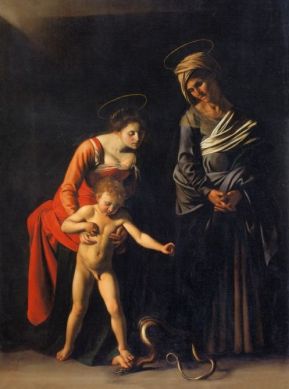 "Madonna dei palafrenieri" (o "della serpe") di Caravaggio