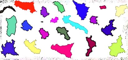 "Scomposizione" delle Regioni d'Italia