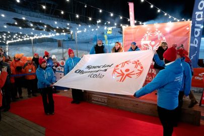 Festa di chiusura dei Giochio Special Olympics di Bardonecchia, marzo 2023