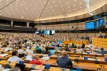 L'emiciclo del Parlamento Europeo di Bruxelles durante il 5° Parlamento Europeo delle Persone con Disabilità