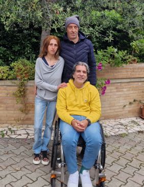 Claudio Ferrante e genitori di Silvi Marina