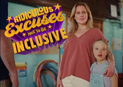 "Ridiculous Excuses not to be inclusive" (“Scuse ridicole per non essere inclusivi”)