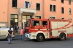 I Vigili del Fuoco davanti alla RSA "Casa dei Coniugi" di Milano