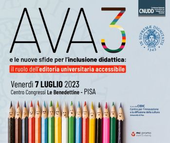 Pisa, editoria universitaria accessibile, 7 luglio 2023