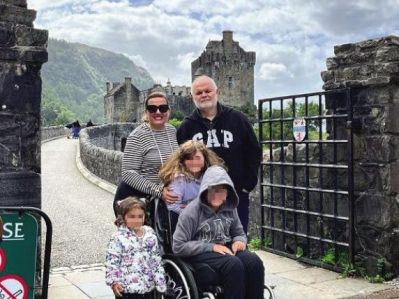 Famiglia Cesarini in Scozia, agosto 2023